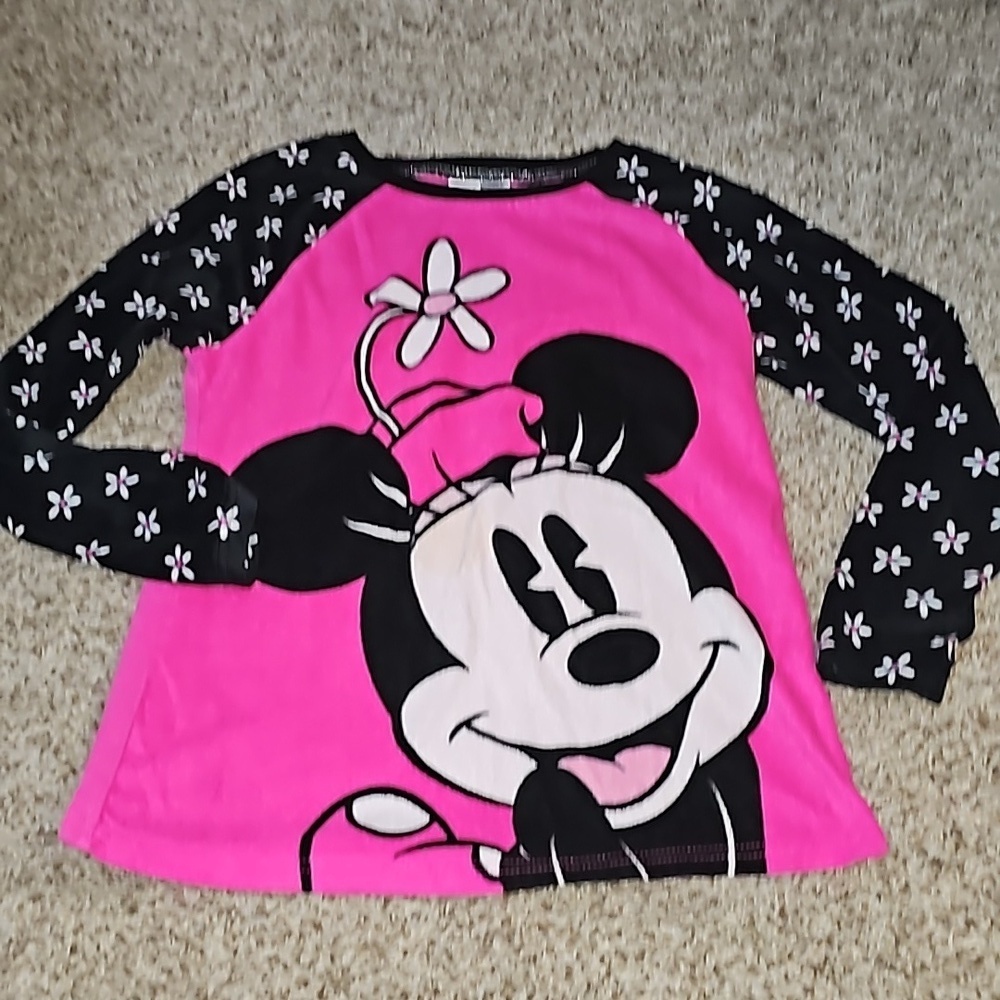 Disney Fleece Minnie Mouse Pajama Top